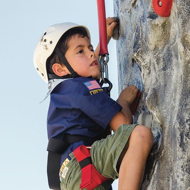 Climbing over fears